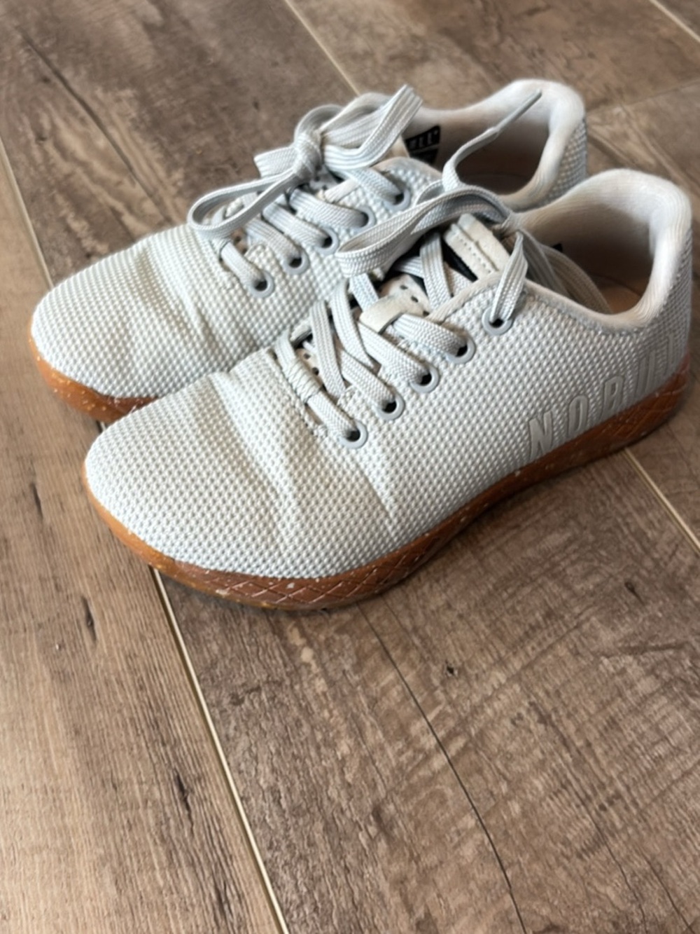 NO BULL Knit Lace-Up Training Sneakers with Gum Sole
